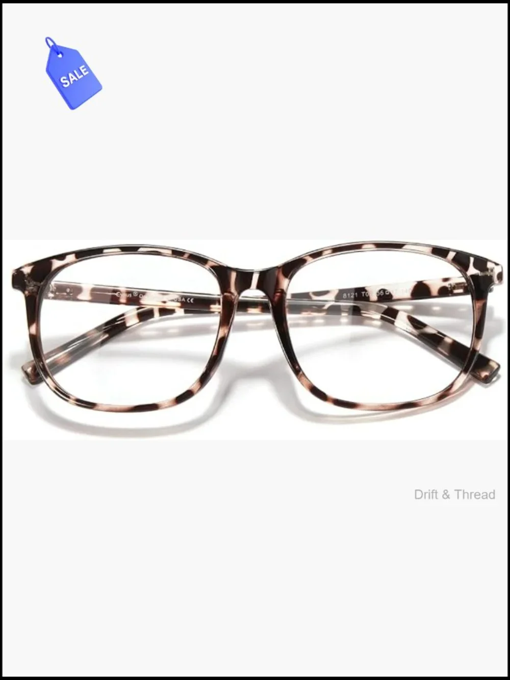 Square Oversize Blue Light Blocking Glasses for Women Men